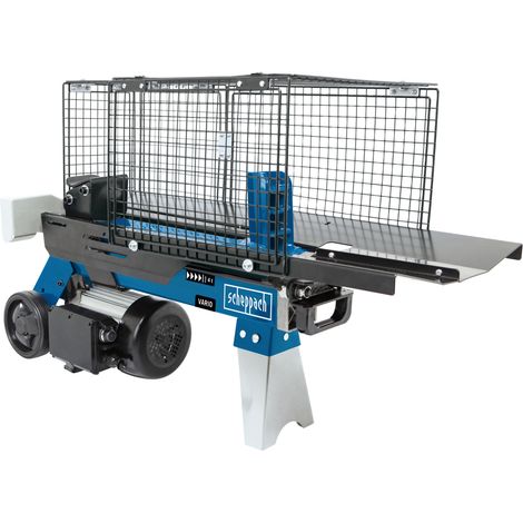 Scheppach Fendeur de Bûches horizontal HL460 - 230V / 1500W - Fendeur de bois - Puissance 4T - Pression 165 bar - Longueur de fendage 370mm - Ø250mm matière à fendre - Table de rangement incluse