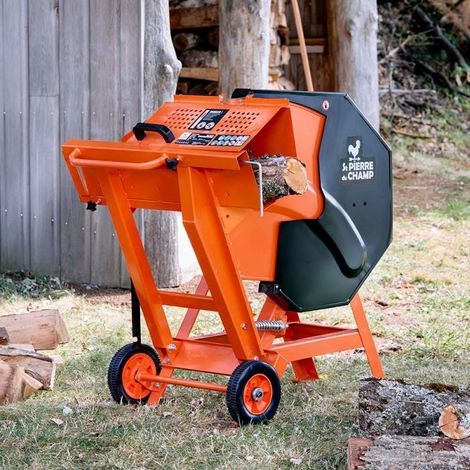 St Pierre Du Champ – Scie à bûches électrique 3000W – Lame carbure Ø505mm – Capacité de coupe 170mm – Interrupteur de sécurité