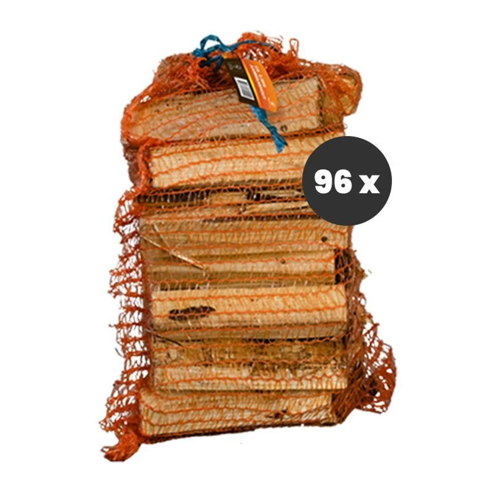 Palette Giant Flames Bois d'allumage 96 sacs en filet x 12,5L (1200L)
