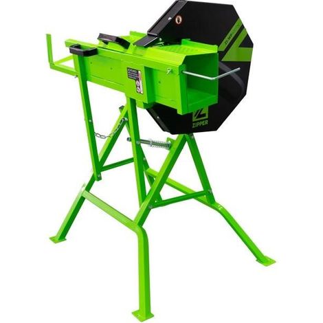 Zipper – Scie à bûches électrique 405mm – Puissance 2,2 kW – Diamètre max 140mm – Pour bois dur et teck – Technologie de coupe précise